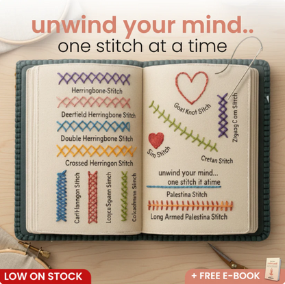 Embroidery Stitch Book (FREE Today)