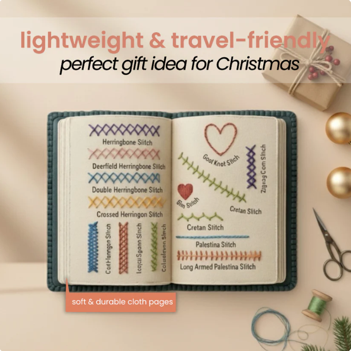 Embroidery Stitch Book (FREE Today)